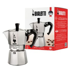 Bialetti Moka Express Moka kattila 0,3 L alumiinia, musta