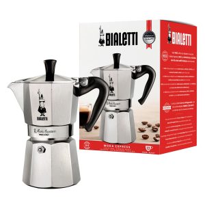 Bialetti Moka Express Moka kattila 0,775 L Alumiini, Musta