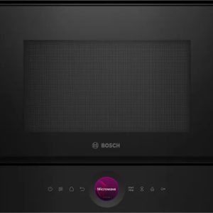 Bosch Serie 8 BFL7221B1 mikroaaltouuni Sisäänrakennettu Solo mikroaaltouuni 21 L 900 W Musta