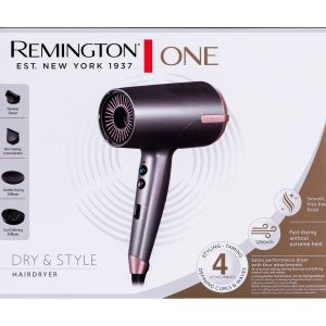 Remington D6077 hiustenkuivaaja 2000 W pronssi, harmaa