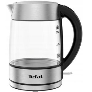 Tefal KI772D vedenkeitin 1,7 L 2400 W ruostumaton teräs, läpinäkyvä