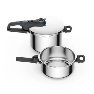 TEFAL Secure Trendy Painekeitin 4L + 6L + kori P2584301