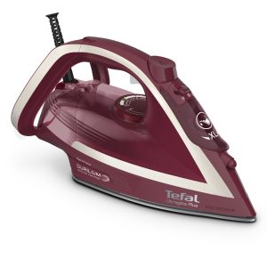 Tefal Ultimate Pure FV6820 Höyrysilitysrauta 2800 W punainen, hopea