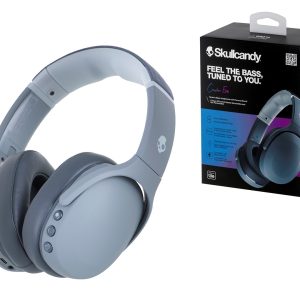Skullcandy Crusher Evo -kuulokkeet langalliset ja langattomat päänauhat Puhelut/musiikki USB Type-C Bluetooth Harmaa
