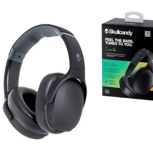 Skullcandy Crusher Evo -kuulokkeet langalliset ja langattomat päänauhapuhelut/musiikki USB Type-C Bluetooth Black