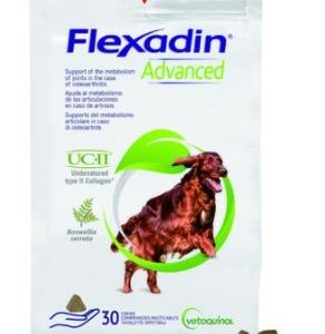 Vetoquinol Flexadin Advanced - välipaloja koirille - 30 tablettia