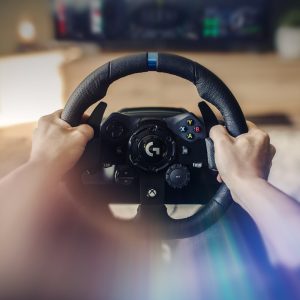 Logitech G G923 Racing Wheel ja -pedaalit Xbox X|S:lle, Xbox Onelle ja PC:lle