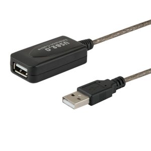 SAVIO CL-130 USB aktiivisen portin laajennus 10 m USB 2.0-A uros USB 2.0-A naaras Musta