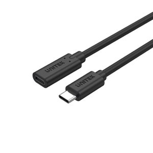 UNITEK C14086BK-1.5M USB-kaapeli USB 3.2 Gen 2 (3.1 Gen 2) USB C Musta