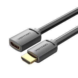 Tuuletus HDMI-A uros-HDMI-A naaras 4K HD -kaapeli PVC tyyppi 3M musta