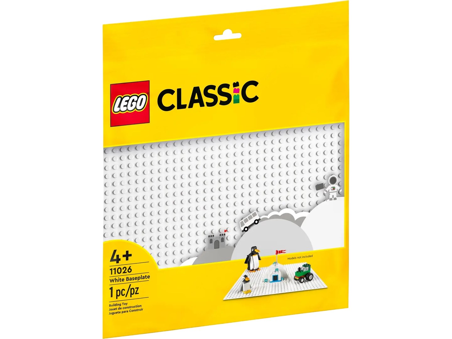 LEGO CLASSIC 11026 VALKOINEN RAKENNUSLAATTA