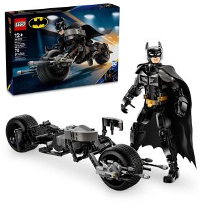 LEGO BATMAN 76273 Batman-rakennusfiguuri ja Bat-Pod-pyörä