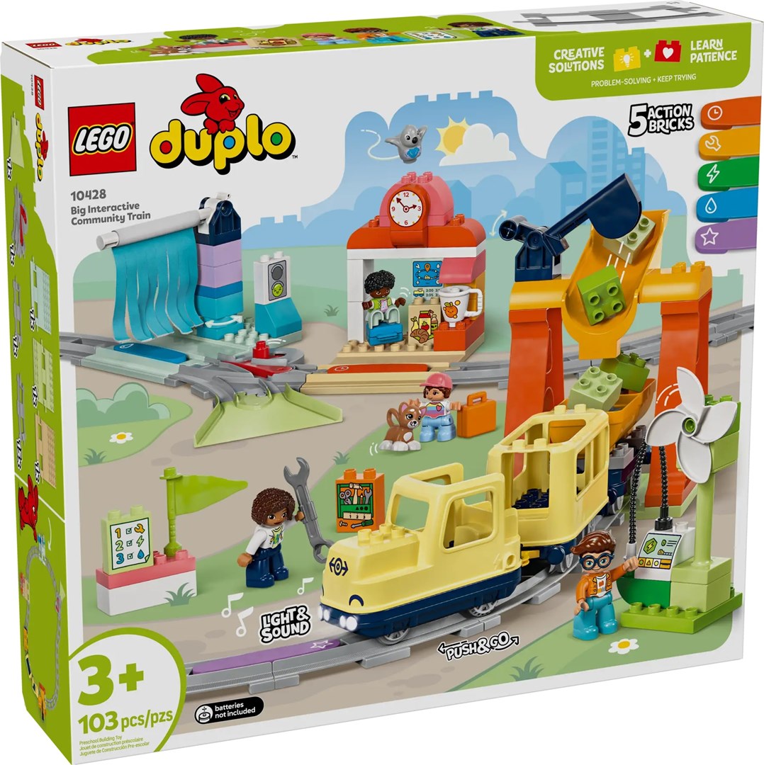 LEGO DUPLO 10428 Suuri interaktiivinen yhteisöjuna