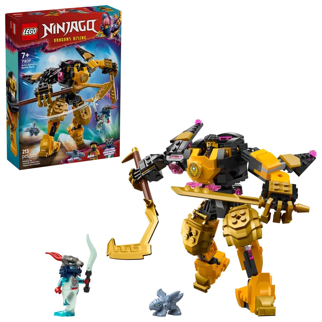 LEGO NINJAGO 71839 Arinin Spinjitz-taistelukone