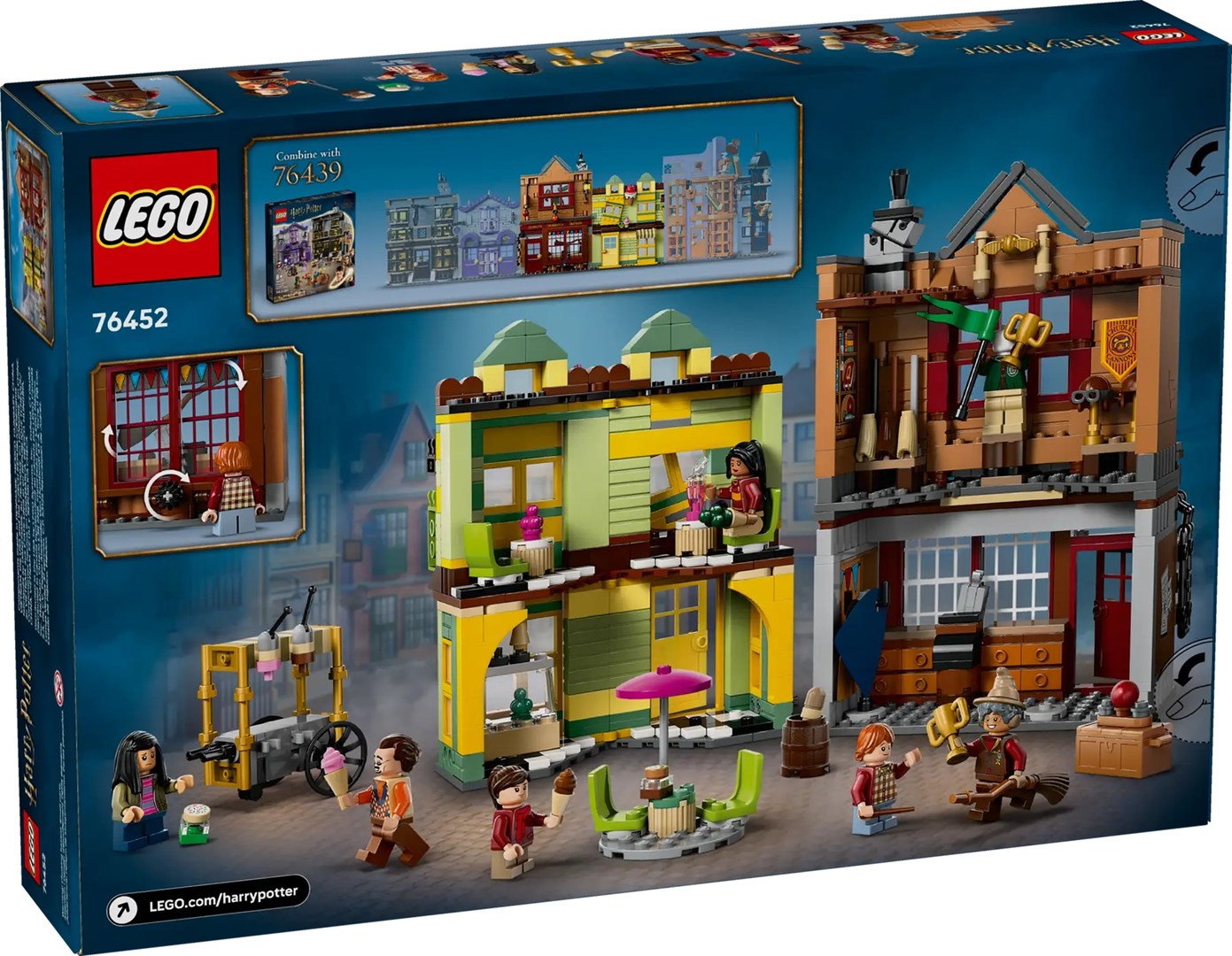 LEGO HARRY POTTER 76452 Laadukkaat Quidditch-tarvikkeet ja -jäätelöbaari