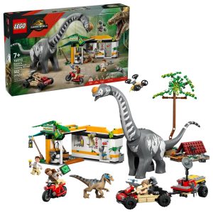 LEGO JURASSIC WORLD 76973 Raptor ja Titanosaurus -seurantatehtävä