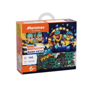MARIOINEX Mini Waffle City Bank Robbery rakennuspalikat, 148 kpl