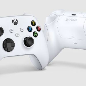 Microsoft Xbox -langaton ohjain valkoinen peliohjain Xbox Series S, Xbox Series X, Xbox One, Xbox One S, Xbox One X analoginen / digitaalinen Bluetooth/USB