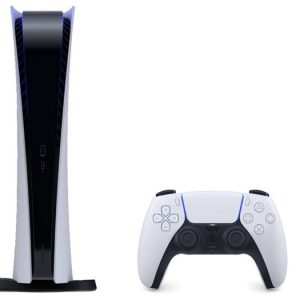 Sony PlayStation 5 digitaalinen konsoli valkoinen, musta