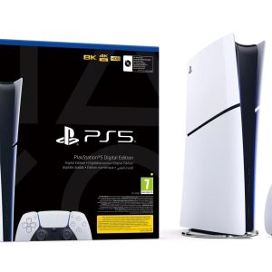 Sony PlayStation 5 Digital Slim e-kotelo 825 Gt musta, valkoinen
