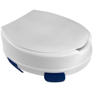 Korotettava wc-istuin läpällä KATE 15 cm Valkoinen