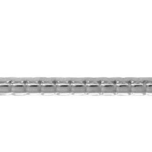 Ruostumattomasta teräksestä valmistettu aallotettu kylpyhuonekaide 50 cm