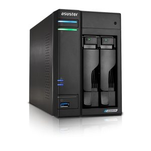 Asustor LOCKERSTOR 2 Gen2 (AS6702T) NAS Desktop Intel® Celeron® N5105 4 Gt DDR4 0 Tt ADM Musta