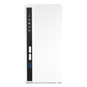 QNAP TS-233 NAS/tallennuspalvelin Mini Tower Ethernet LAN Valkoinen Cortex-A55