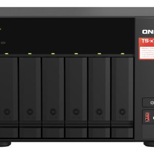 QNAP TS-673A NAS Tower Ryzen Embedded V1500B 8 Gt DDR4 0 TB QNAP Turbo System Musta