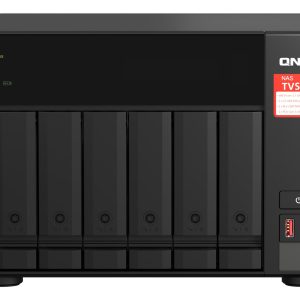QNAP TVS-675 NAS Tower Ethernet LAN Musta KX-U6580