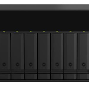 QNAP TS-873A NAS Tower Ryzen Embedded V1500B 8 Gt DDR4 0 TB QuTS hero musta