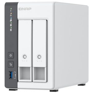 QNAP TS-216G NAS/tallennuspalvelin Tower Cortex-A Cortex-A55 4 Gt kovalevy valkoinen