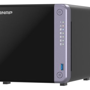 QNAP TS-432X-4G NAS/tallennuspalvelin Tower Ethernet LAN Black Alpine AL-524