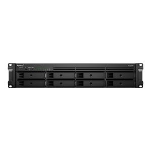 Synology RackStation RS1221RP+ NAS/tallennuspalvelinteline (2U) Ryzen Embedded V1500B 4 Gt DDR4 0 TB DiskStation Manager Musta