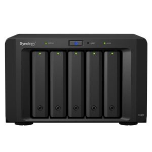 Laajennusyksikkö Synology DX517; Torni; 5x 3,5"/2,5" SATA HDD/SSD (DS923+, DS723+, DS1522+)