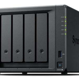 Synology DiskStation DS925+ NAS/tallennuspalvelin Ryzen Embedded V1500B 4 Gt DDR4 0 TB Musta