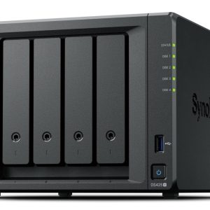 Synology DiskStation DS425+ NAS/tallennuspalvelin Intel® Celeron® J4125 2 Gt DDR4 0 TB Musta - vain Synology HDD