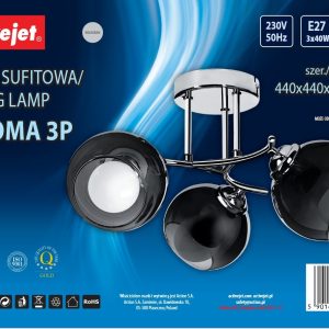 Activejet aje-Paloma 3P E27 3x40w riippuvalaisin