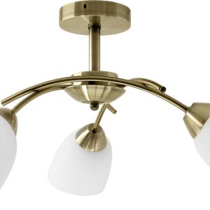 Activejet Classic kattokruunu riippuvalaisin NIKITA Patina triple 3xE27 olohuoneeseen