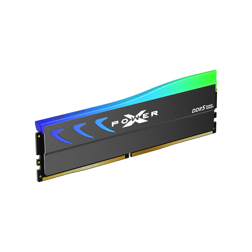 Silicon Power XPOWER Storm RGB -muistimoduuli 32 Gt (2x 16 Gt) DDR5 Gaming UDIMM 6400 MHz CL32 (SP032GXLWU64AFDK)