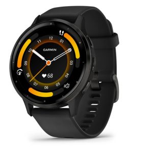 Garmin Venu 3 3,56 cm (1,4") AMOLED 45 mm digitaalinen 454 x 454 pikseliä Kosketusnäyttö Musta Wi-Fi GPS (satelliitti)