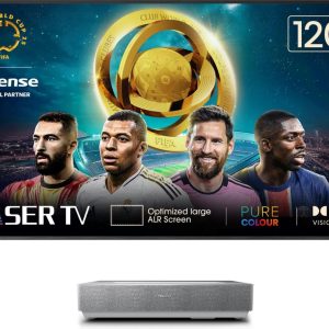 Hisense 120L5HA 3,05 m (120") Smart TV Wi-Fi Hopea, valkoinen 70 cd/m²