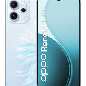 OPPO 14 F 5G Reno14 F 5G 16,7 cm (6,57") Dual SIM Android 15 USB Type-C 8 Gt 256 Gt 6000 mAh Sininen
