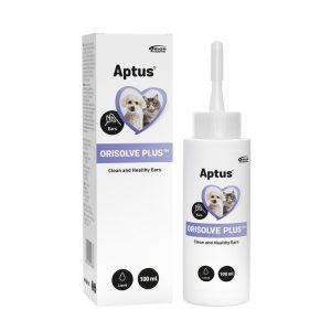 APTUS Orisolve Plus - korvien puhdistusliuos koirille ja kissoille – 100 ml