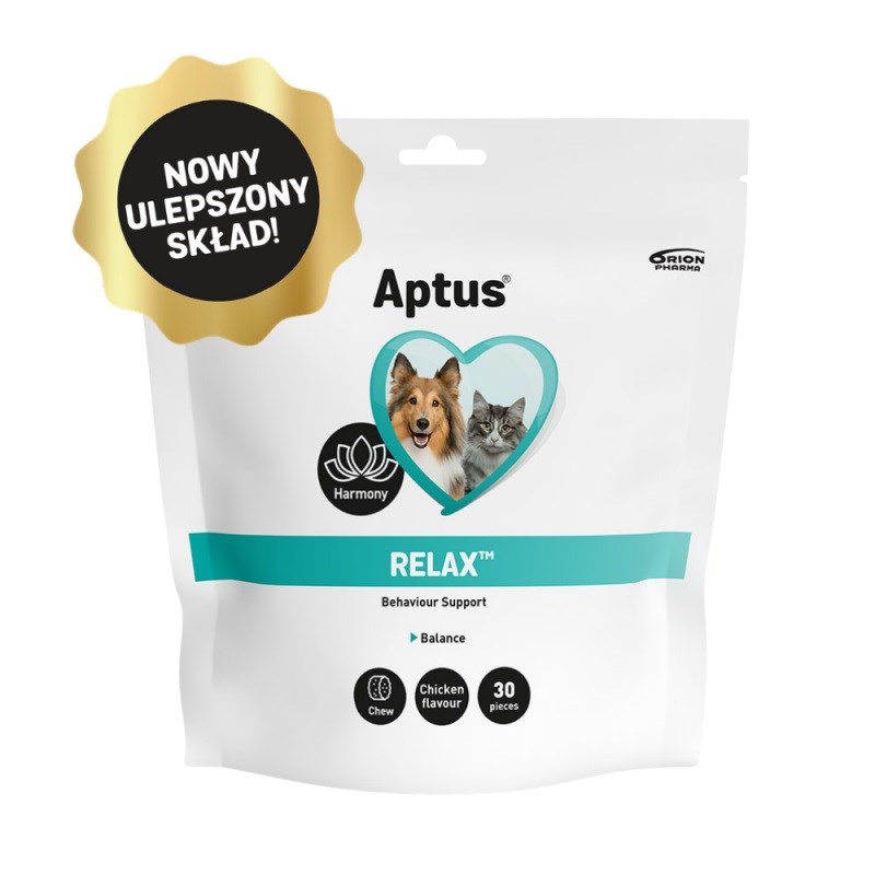 APTUS Relax Stress - lisäravinteet koirille ja kissoille – 30