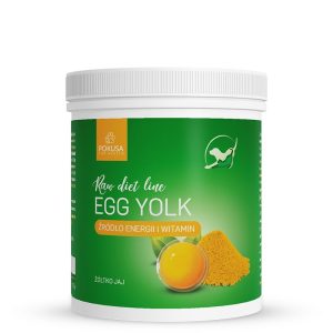 POKUSA Egg Yolk RawDietLine - lisäravinteet koirille ja kissoille - 150g