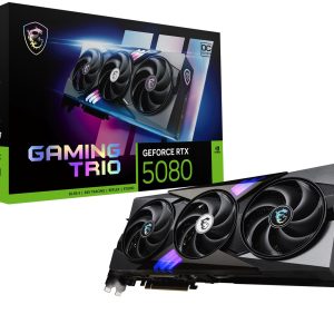 MSI GAMING GEFORCE RTX 5080 16G TRIO OC -näytönohjain NVIDIA 16 Gt GDDR7