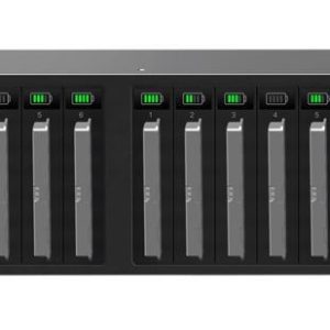 Relacart RC-12Li latausasema 12 kpl ladattavalle akulle (WDC-903 konferenssijärjestelmään)