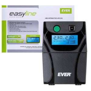 Ever EASYLINE 650 AVR USB Line-Interactive 0,65 kVA 360 W