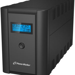 PowerWalker VI 2200 LCD/FR 2,2 kVA 1200 W 4 vaihtovirtapistorasiaa